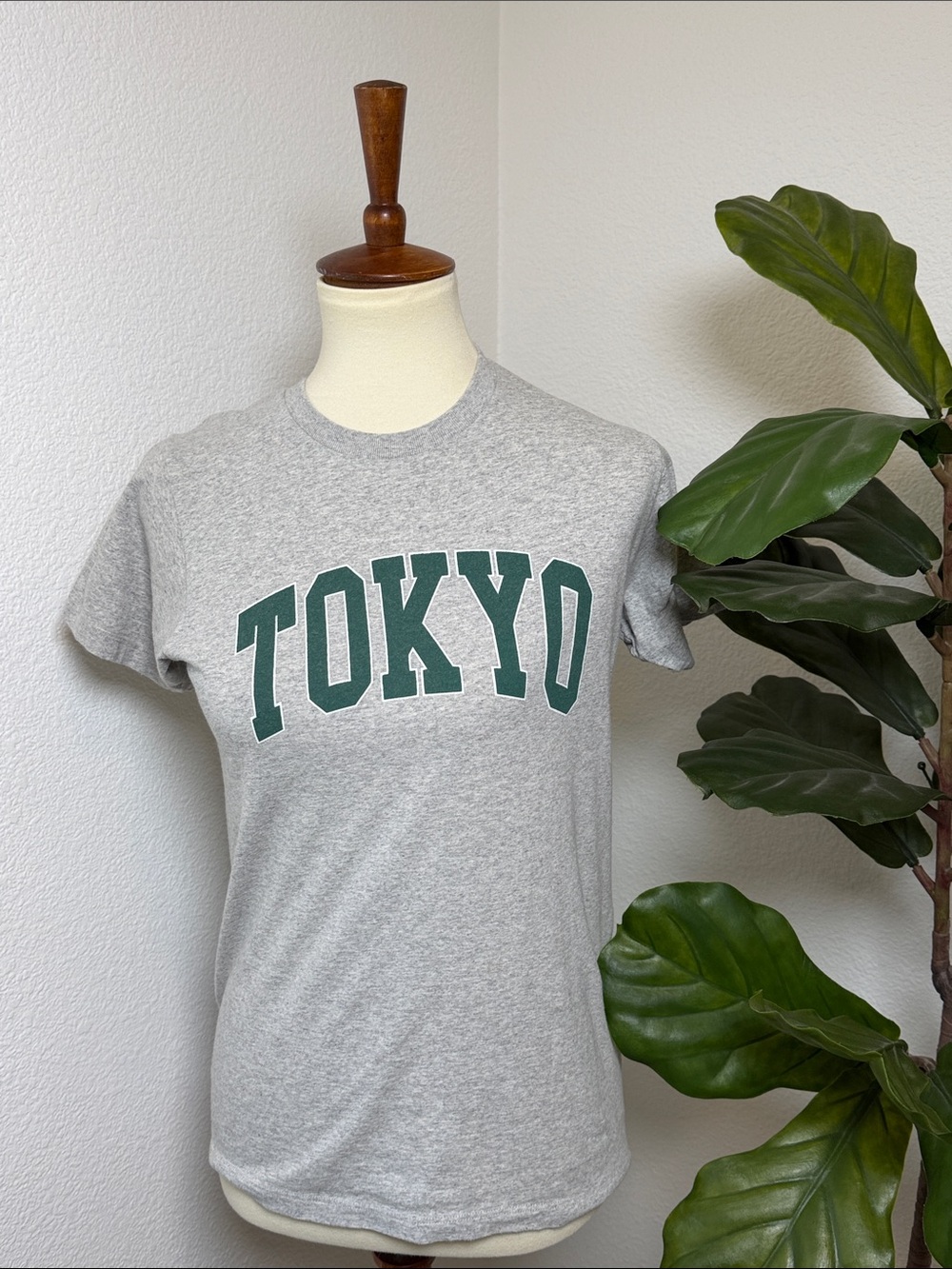 Brandy Melville Tokyo Grey Graphic Tee